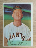 1954 Bowman #9 Dave Williams (EXMT)