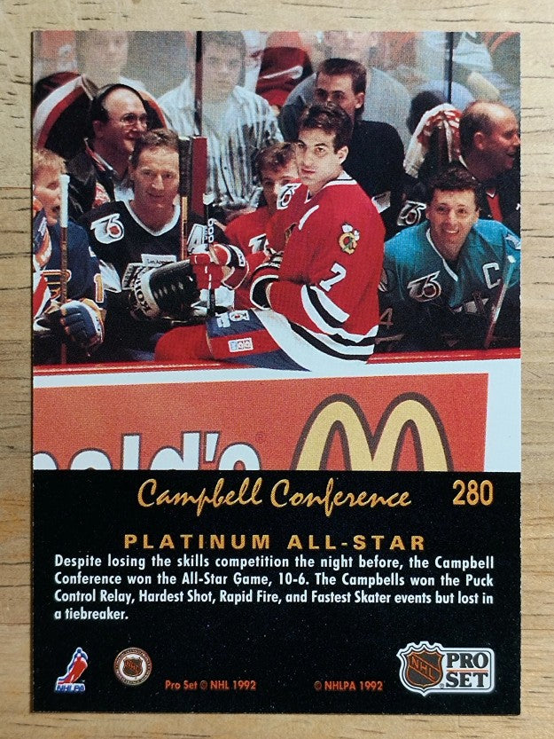 1991-92 Pro Set Platinum #280 Campbell Conference