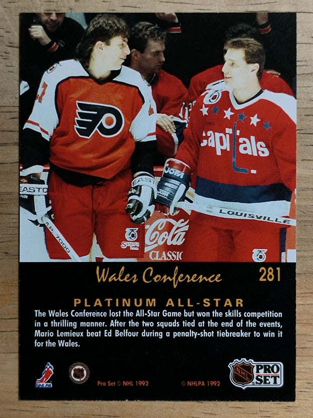 1991-92 Pro Set Platinum #281 Wales Conference