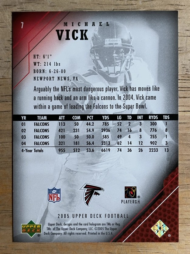 2005 Upper Deck #7 Michael Vick