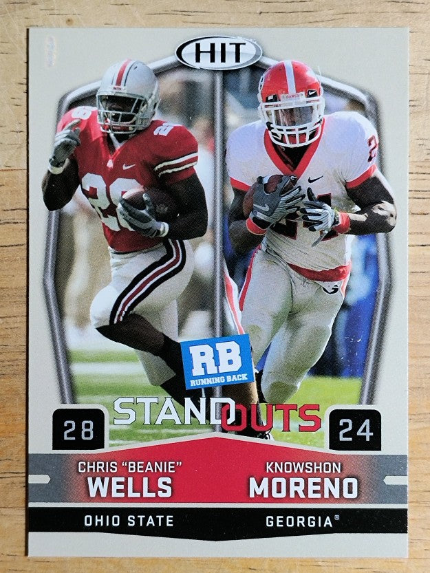 2009 SAGE HIT #53 Knowshon Moreno SO/Chris Wells