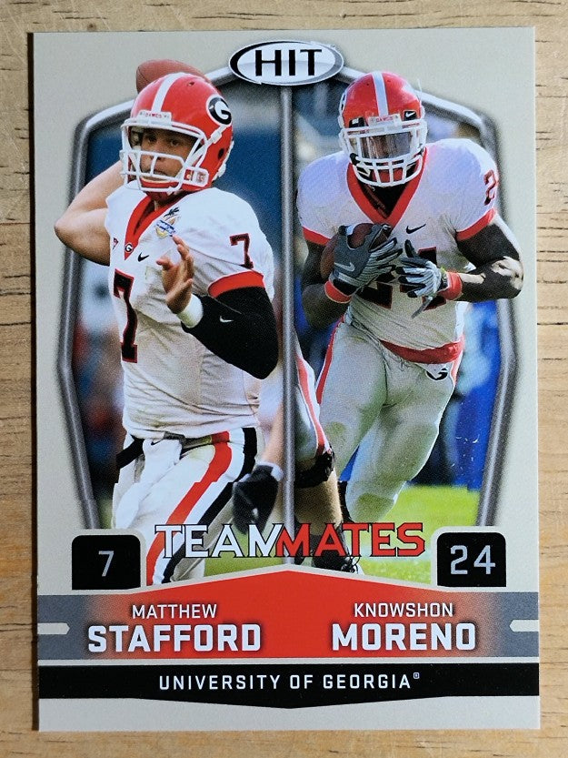 2009 SAGE HIT #56 Matthew Stafford TM/Knowshon Moreno