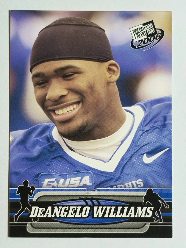 2006 Press Pass Wal-Mart Exclusive #7A DeAngelo Williams ERR/defensive stats