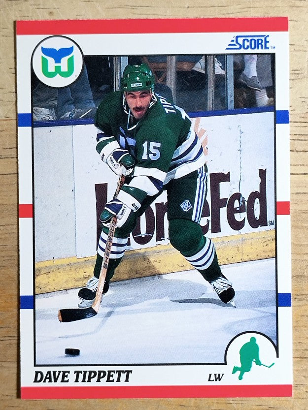 1990-91 Score #192 Dave Tippett