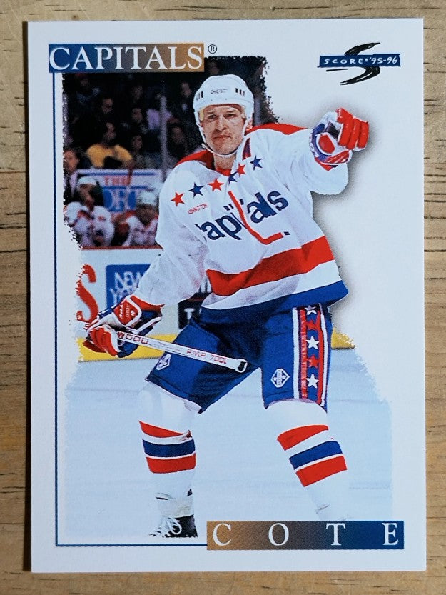 1995-96 Score #183 Sylvain Cote