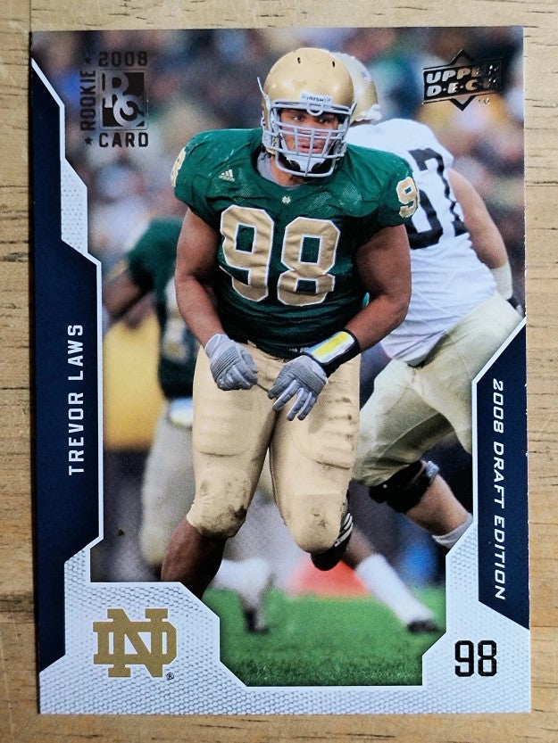 2008 Upper Deck Draft Edition #98 Trevor Laws RC
