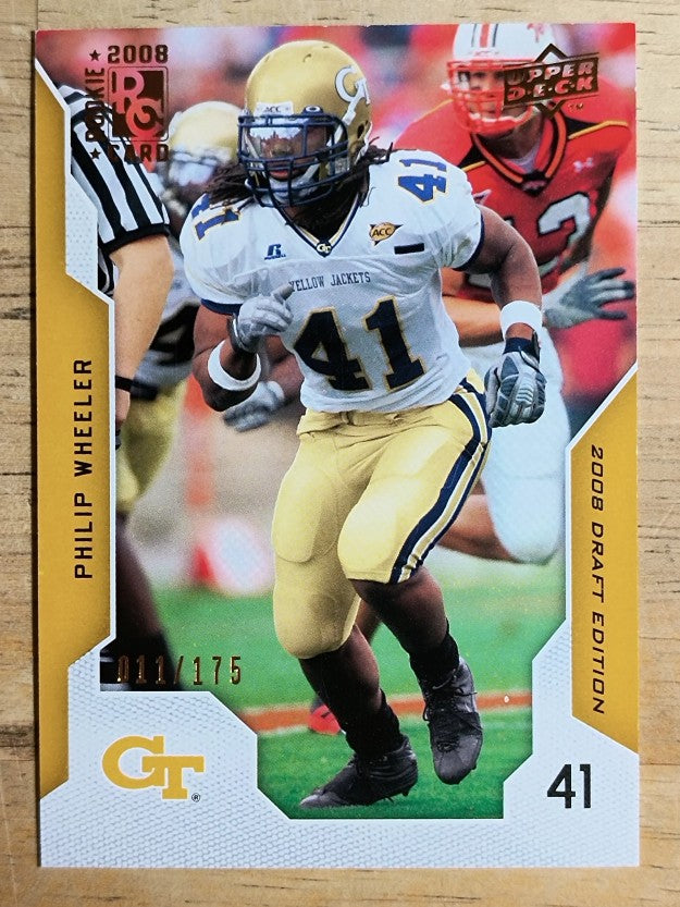 2008 Upper Deck Draft Edition Bronze #82 Philip Wheeler