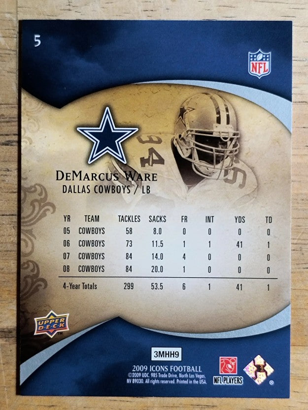 2009 Upper Deck Icons #5 DeMarcus Ware