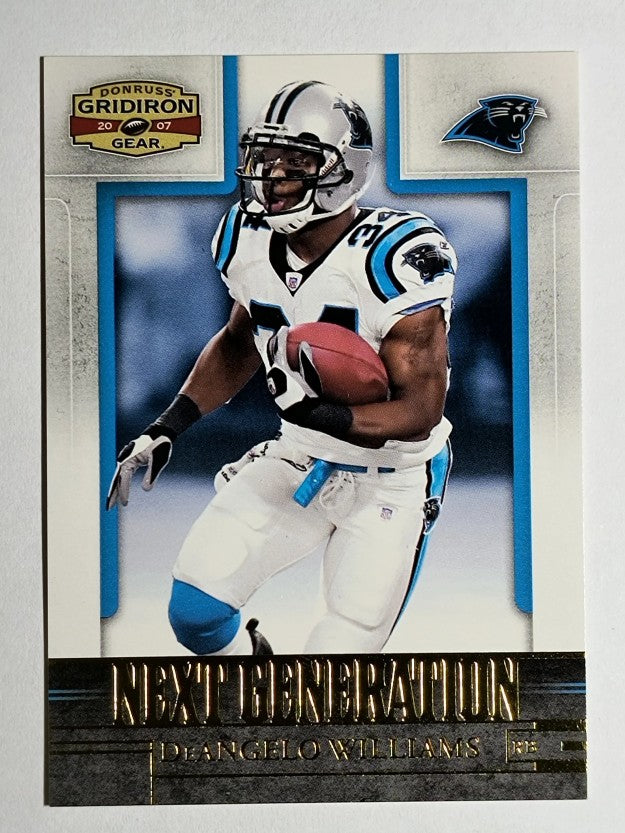 2007 Donruss Gridiron Gear Next Generation Gold #8 DeAngelo Williams