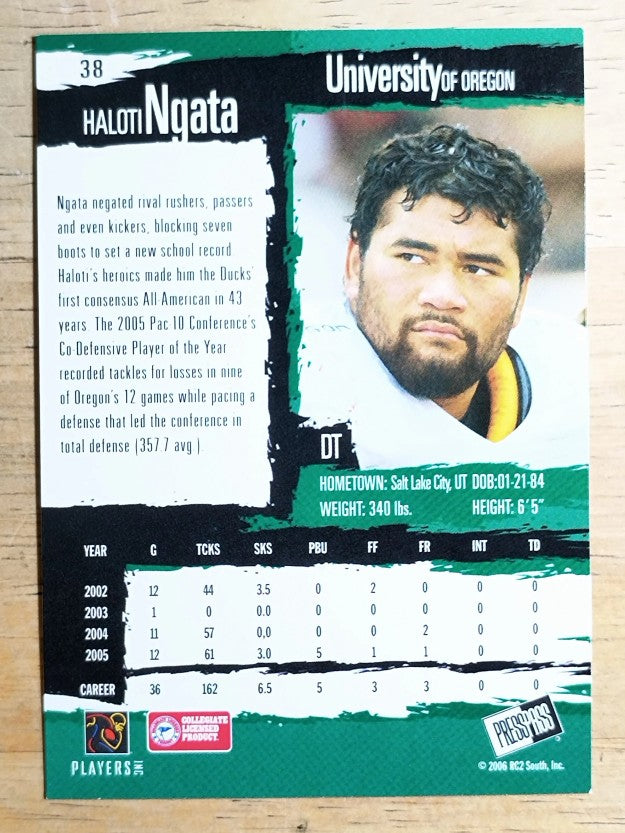 2006 Press Pass #38 Haloti Ngata