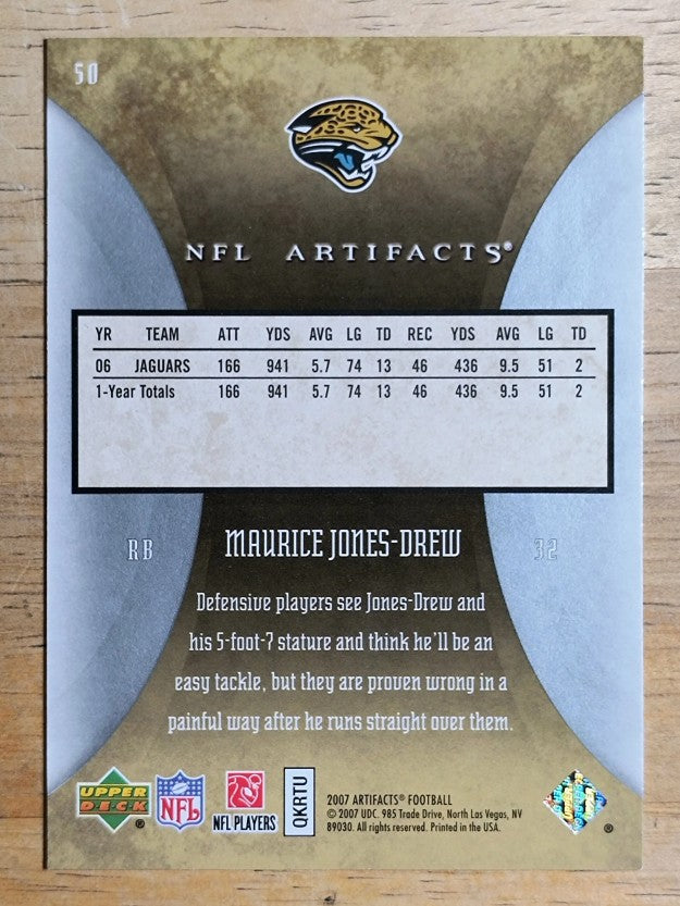 2007 Artifacts #50 Maurice Jones-Drew