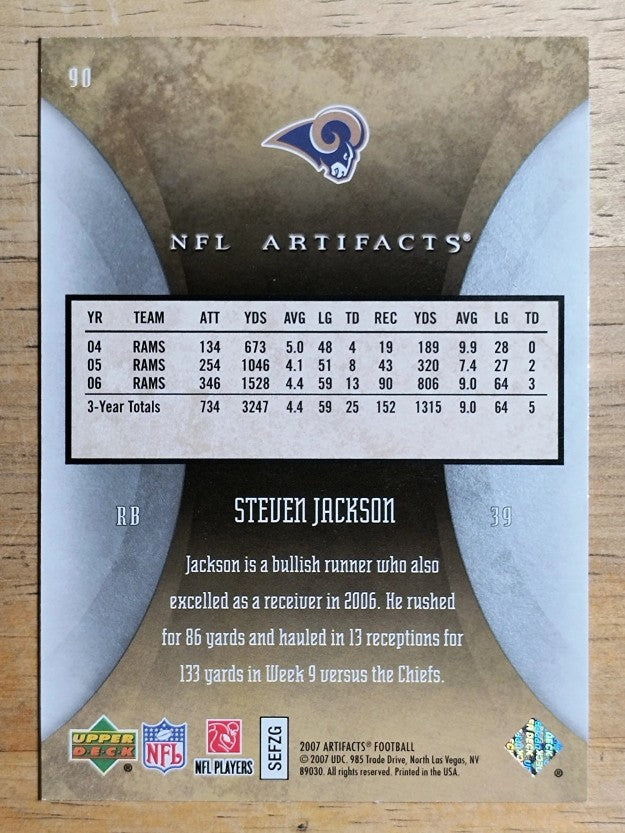 2007 Artifacts #90 Steven Jackson