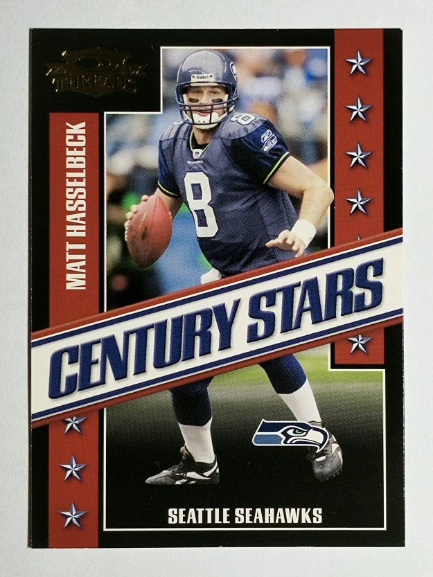 2007 Donruss Threads Century Stars Gold #10 Matt Hasselbeck