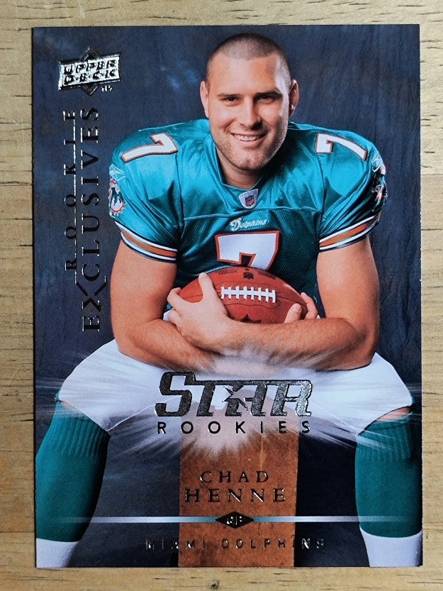 2008 Upper Deck Rookie Exclusives #RE58 Chad Henne