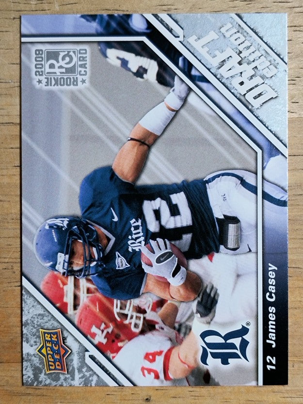 2009 Upper Deck Draft Edition #82 James Casey RC