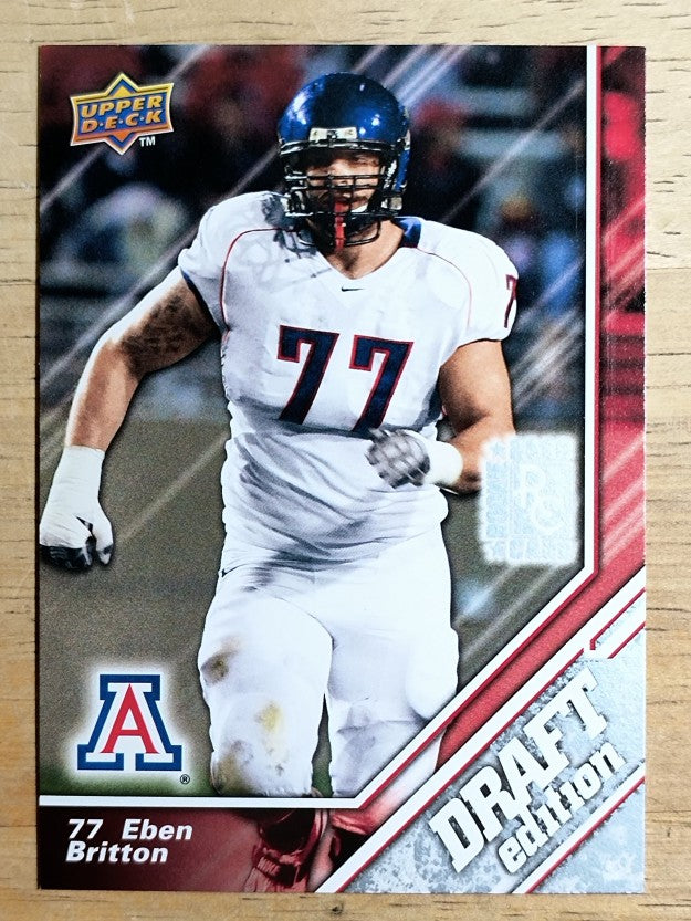 2009 Upper Deck Draft Edition #97 Eben Britton RC