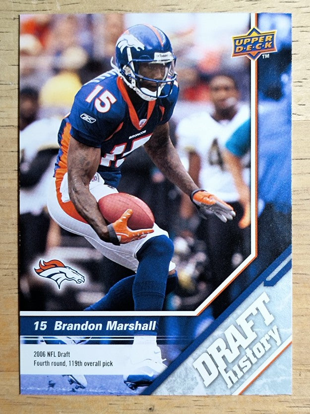 2009 Upper Deck Draft Edition #158 Brandon Marshall