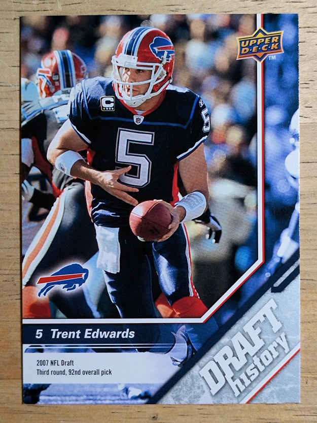 2009 Upper Deck Draft Edition #175 Trent Edwards