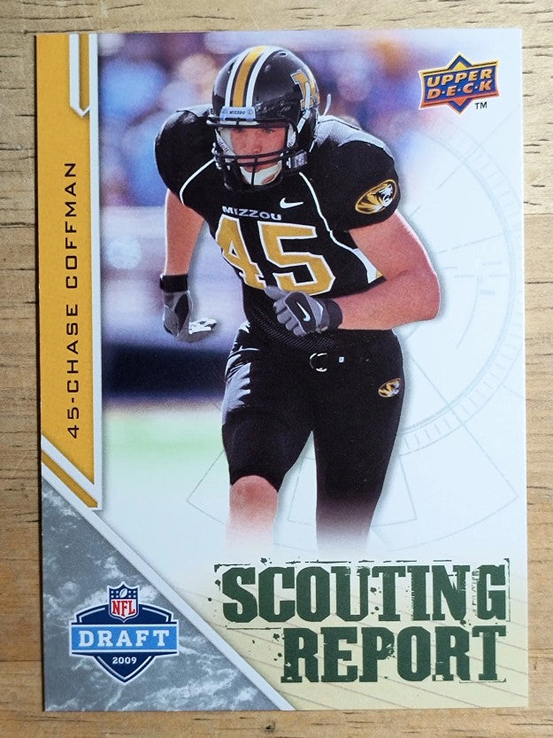 2009 Upper Deck Draft Edition #219 Chase Coffman SR