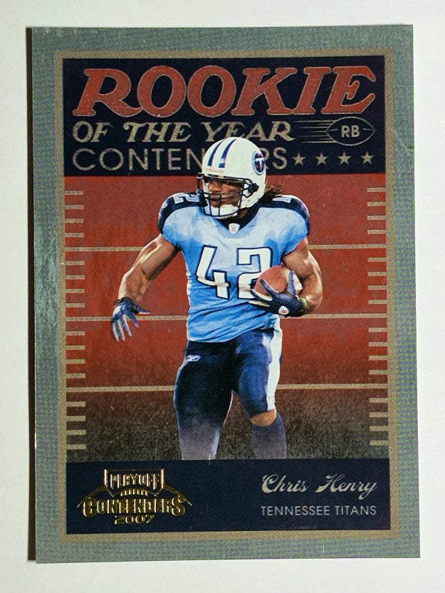 2007 Playoff Contenders ROY Contenders #9 Chris Henry RB