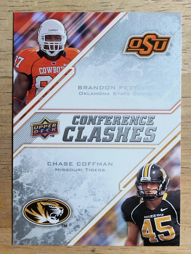 2009 Upper Deck Draft Edition #260 Brandon Pettigrew/Chase Coffman