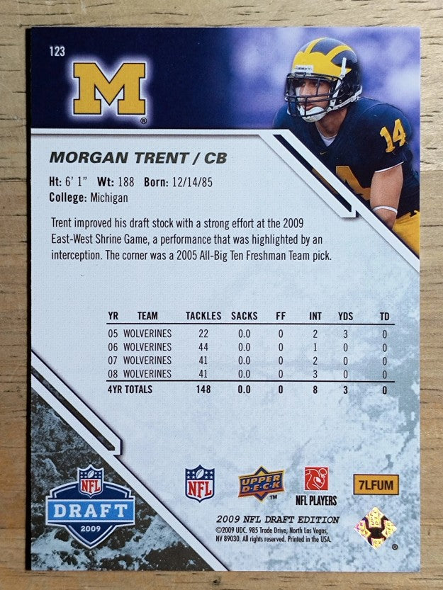 2009 Upper Deck Draft Edition Brown #123 Morgan Trent