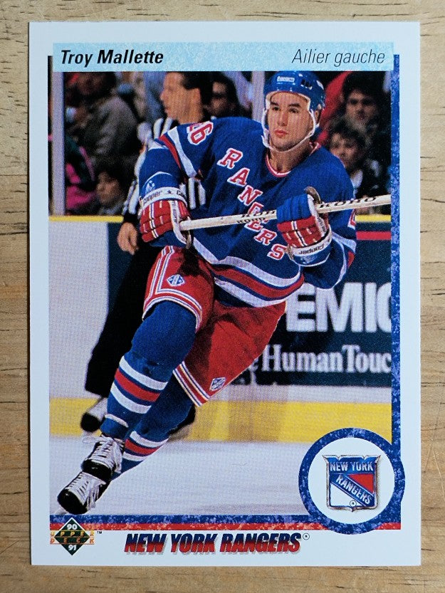 1990-91 Upper Deck French #11 Troy Mallette RC