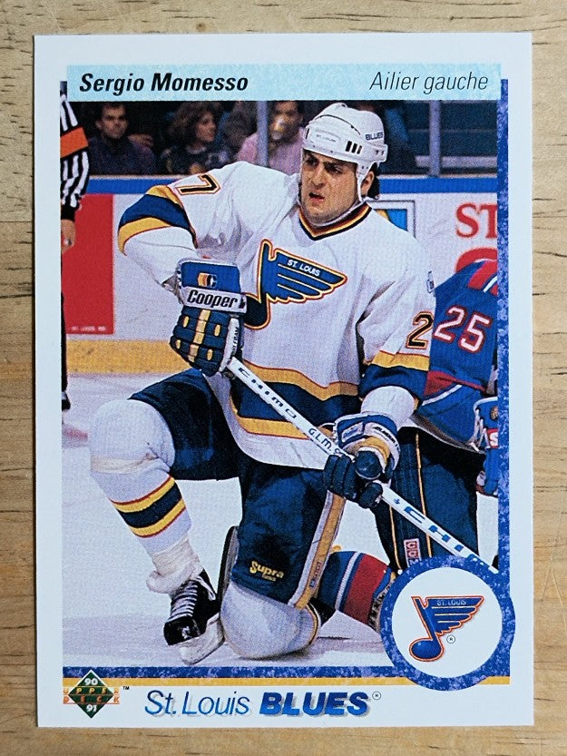1990-91 Upper Deck French #19 Sergio Momesso RC