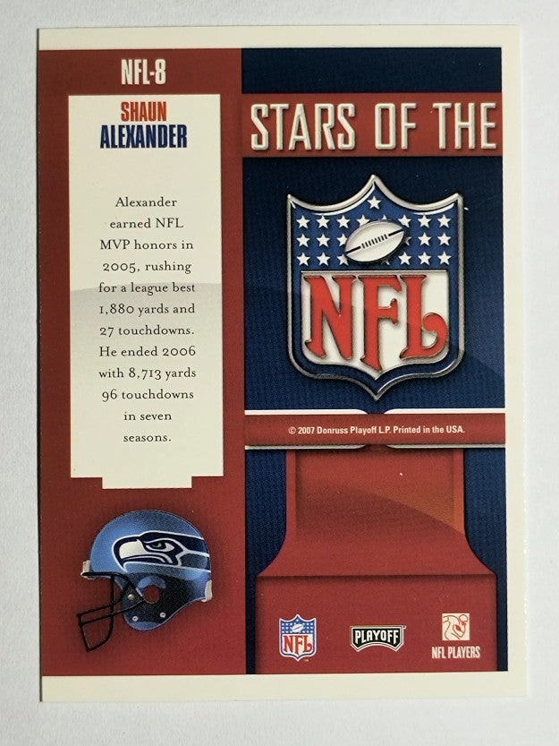 2007 Playoff Prestige Stars of the NFL #8 Shaun Alexander