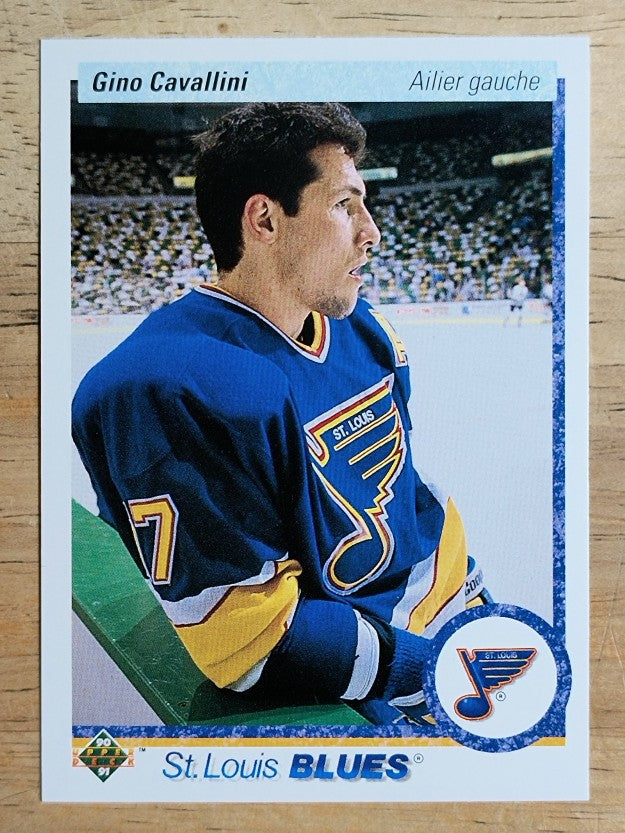 1990-91 Upper Deck French #38 Gino Cavallini