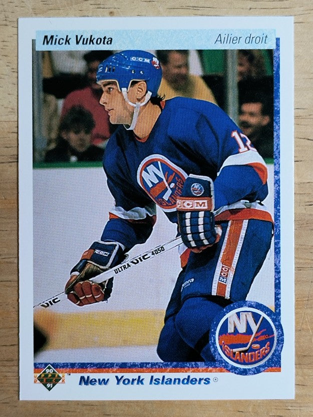 1990-91 Upper Deck French #39 Mick Vukota RC