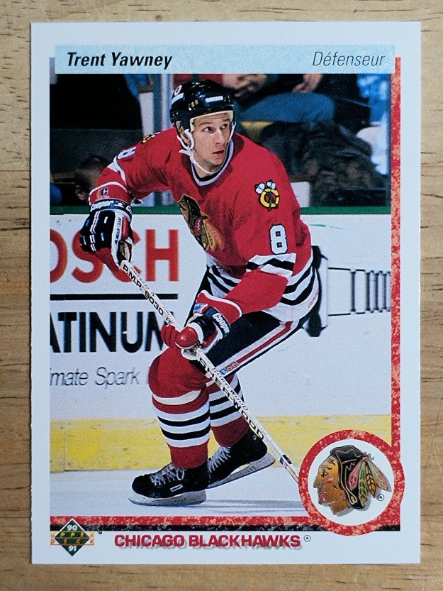 1990-91 Upper Deck French #82 Trent Yawney