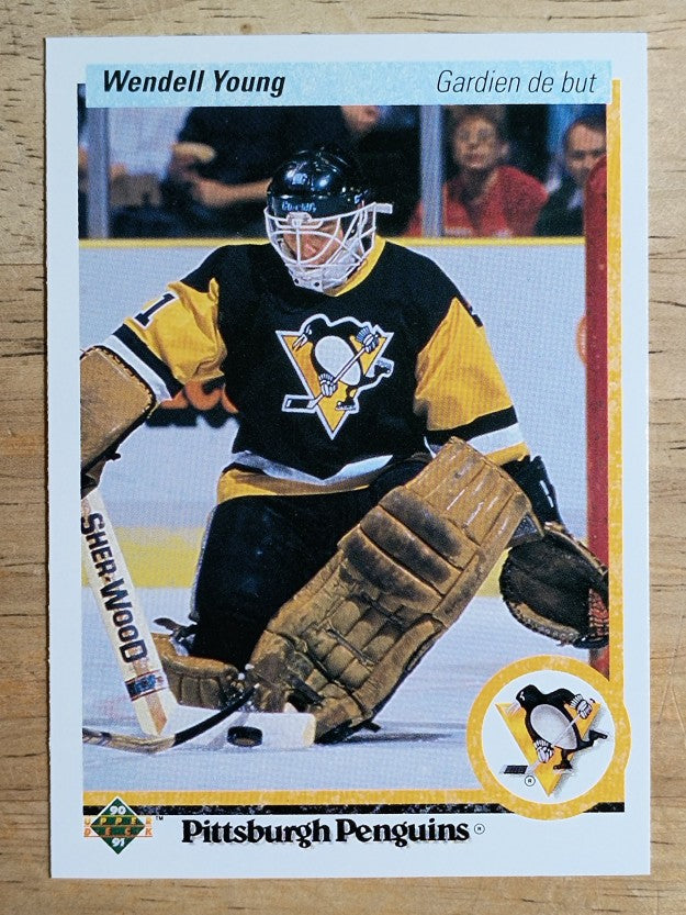 1990-91 Upper Deck French #102 Wendell Young RC