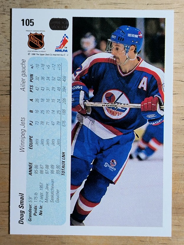 1990-91 Upper Deck French #105 Doug Smail