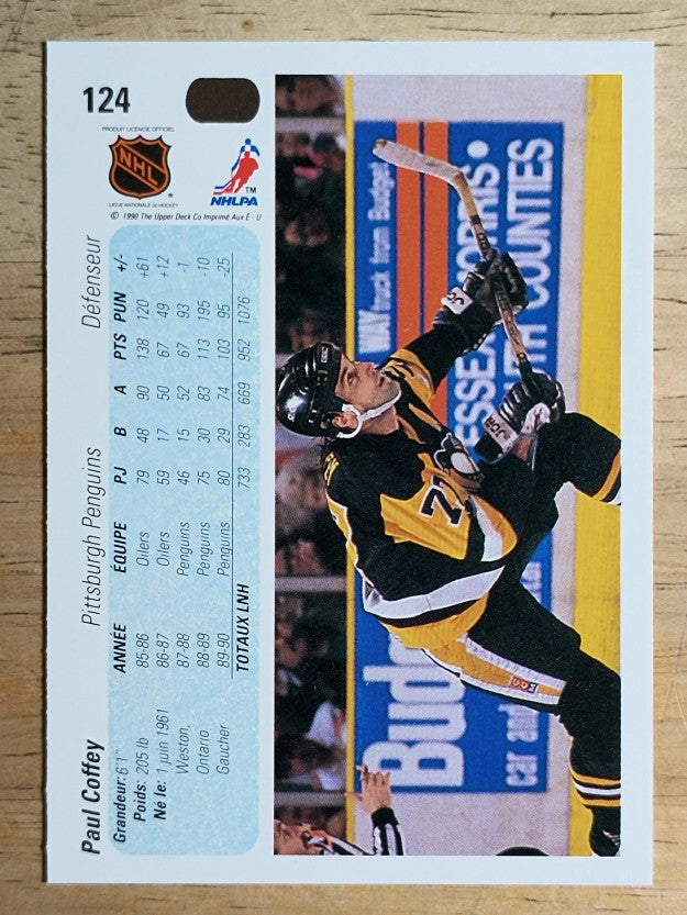 1990-91 Upper Deck French #124 Paul Coffey