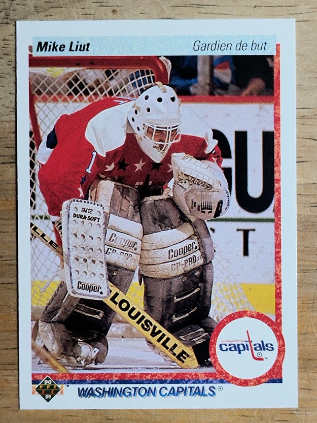 1990-91 Upper Deck French #127 Mike Liut