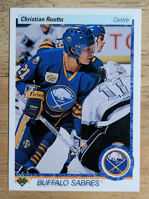 1990-91 Upper Deck French #170 Christian Ruuttu