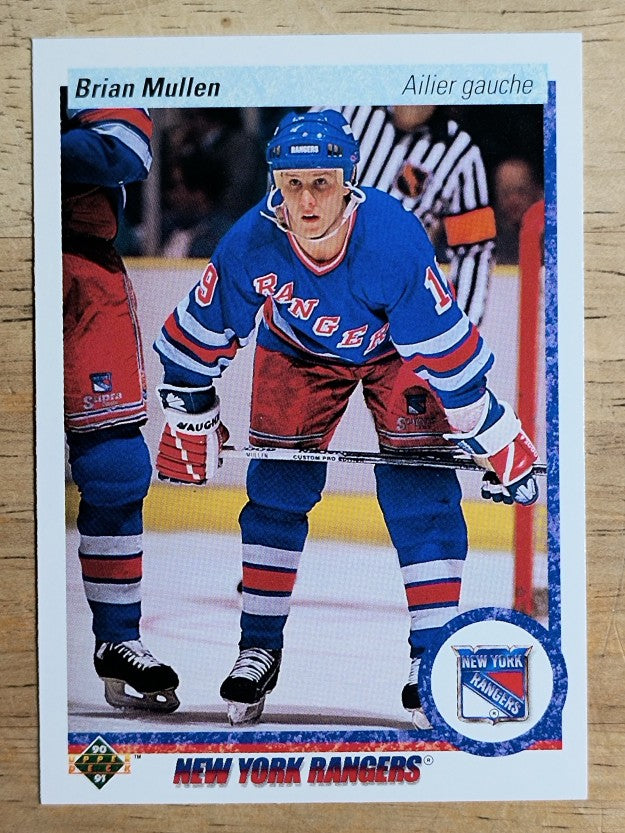 1990-91 Upper Deck French #182 Brian Mullen