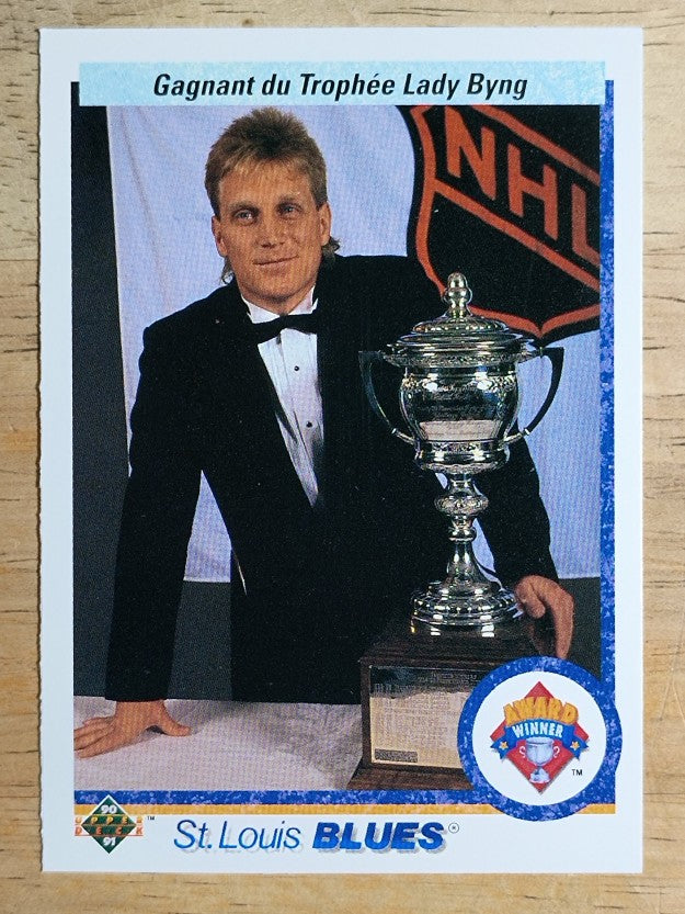 1990-91 Upper Deck French #203 Lady Byng Trophy/Brett Hull
