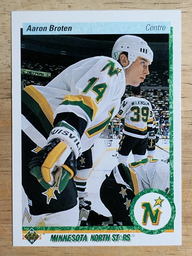 1990-91 Upper Deck French #210 Aaron Broten