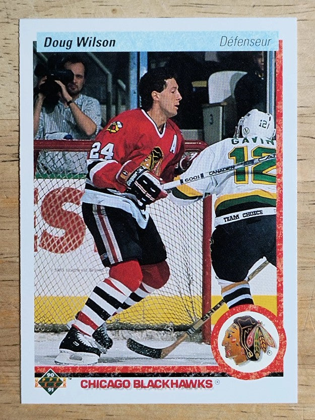 1990-91 Upper Deck French #223 Doug Wilson