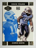 2007 Topps Co-Signers Changing Faces Gold Blue #80B Chris Davis/Vince Young
