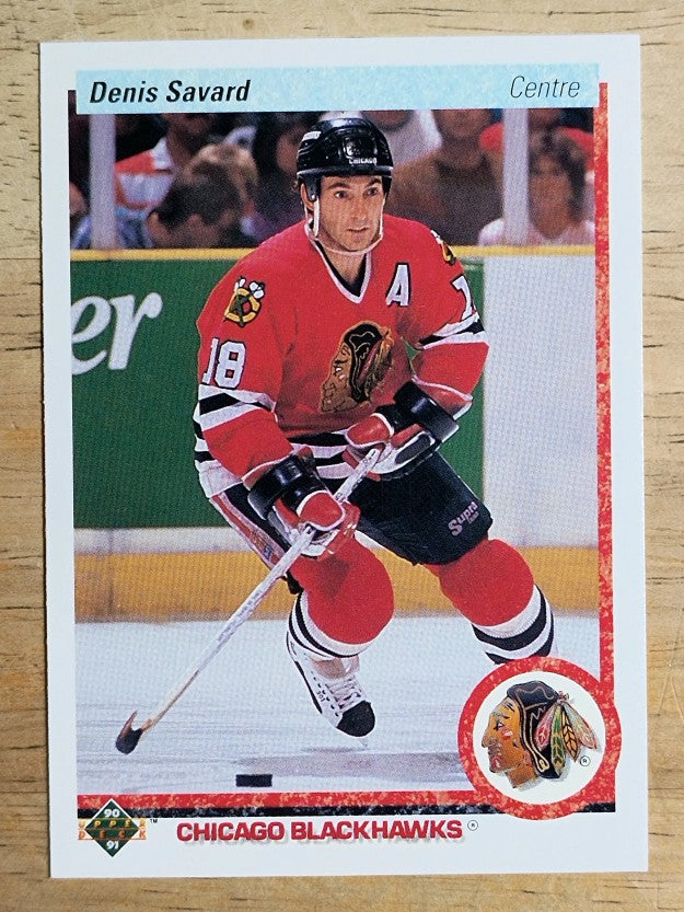 1990-91 Upper Deck French #244 Denis Savard