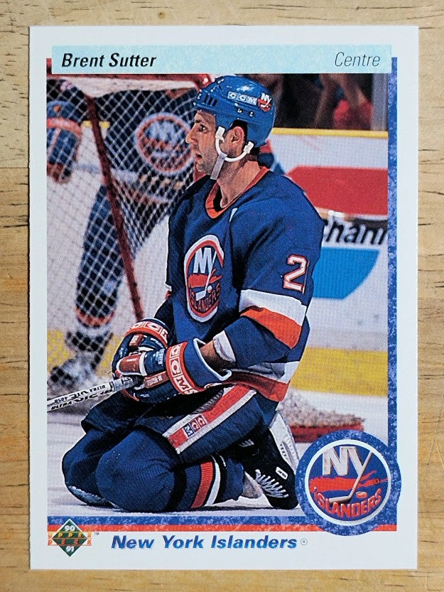 1990-91 Upper Deck French #249 Brent Sutter