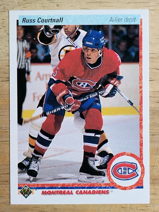 1990-91 Upper Deck French #259 Russ Courtnall