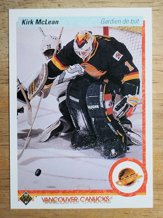 1990-91 Upper Deck French #278 Kirk McLean