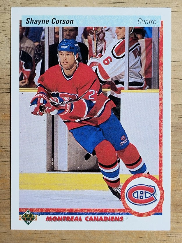 1990-91 Upper Deck French #280 Shayne Corson