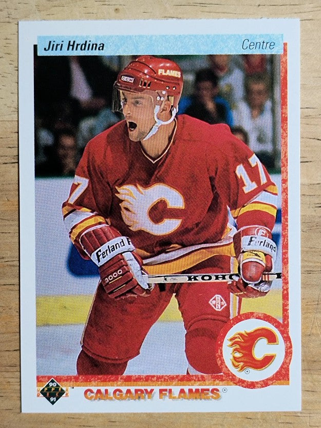 1990-91 Upper Deck French #292 Jiri Hrdina RC