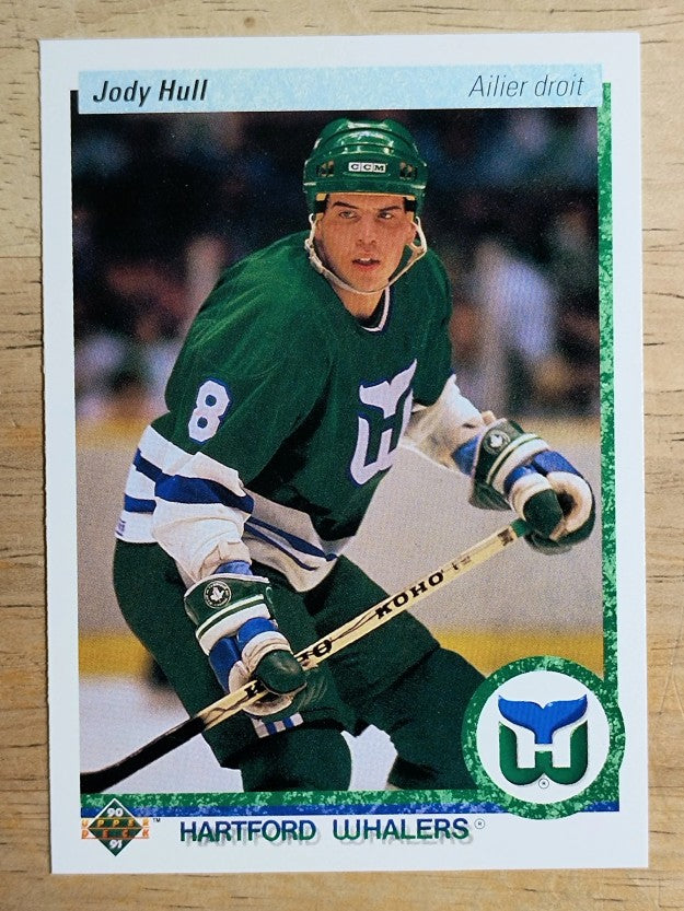 1990-91 Upper Deck French #322 Jody Hull RC