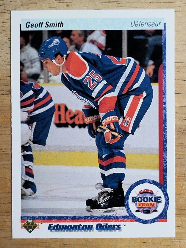 1990-91 Upper Deck French #326 Geoff Smith ART RC